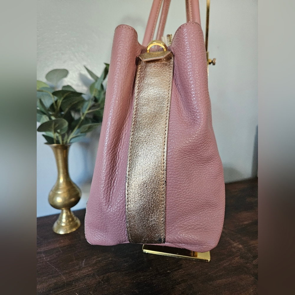 Vittoria Napoli Multicolor Patchwork Leather Hand… - image 2